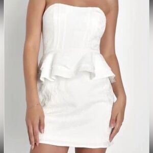 Lulus peplum dress